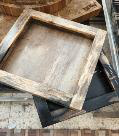 Einrichtungshaus Port Andratx: Fossilized Kerzenhalter aus versteinertem Holz von DC Habitat Interiors